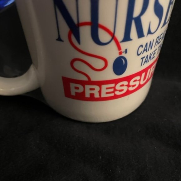 1991 Nurses Mug Set  Nurses Can Really Take The Pressure   Mug Pencil Pad NWOT - Picture 3 of 6
